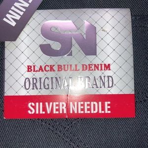 Brand new silver needle slim straight jeans